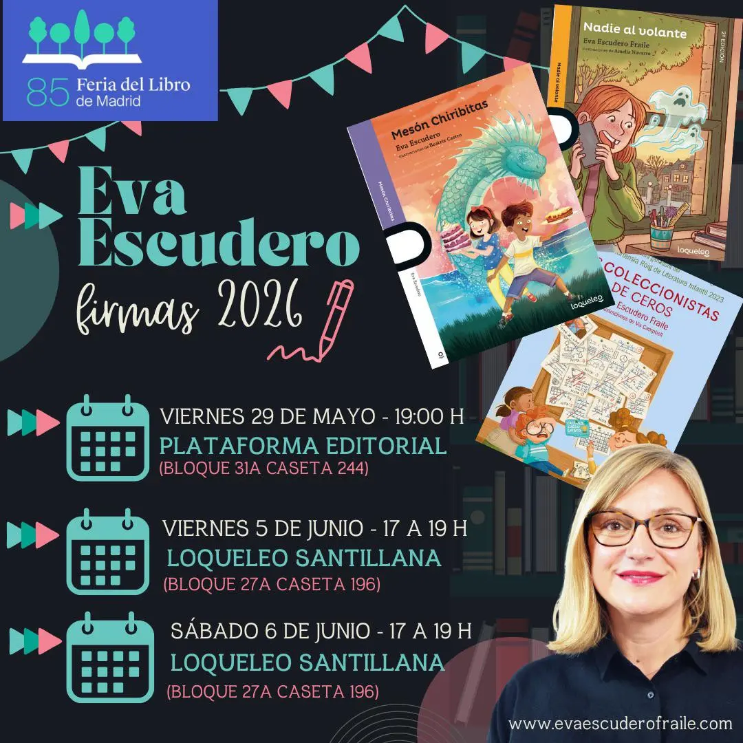feria del libro 2026 Eva Escudero